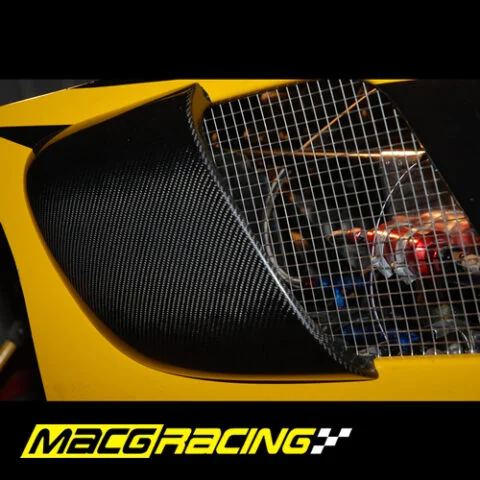 MacG Racing carbon-fibre side scoop fitted to an Ultima