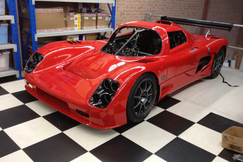 Lead advert photograph for 2011 Ultima GTR rolling/race chassis on My105